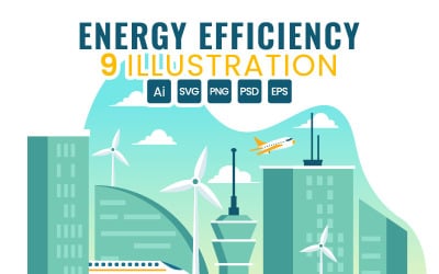 9 Energieffektivitet i staden Illustration