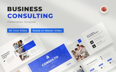 Consulto - бізнес-консалтинг Шаблон презентації PowerPoint