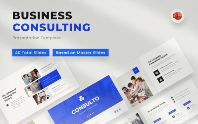Consulto - Modèle de présentation PowerPoint de conseil aux entreprises