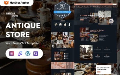 古董店 - 古董店、复古和收藏品 WordPress Elementor 主题