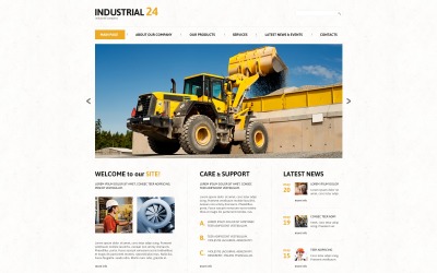 Modello Joomla Responsive #46094 "Creative Industrial Joomla Template"