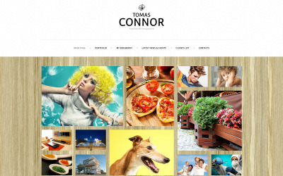 Responsive Joomla Vorlage für Fotografen Portfolio #46040
