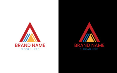 Letter AA company logo-10-423