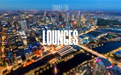 Avkopplande atmosfär/sommar EDM-lounger
