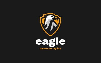 Logo mascotte dei cartoni animati dell&amp;#39;aquila 01