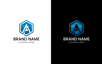 letter A company logo-10-432
