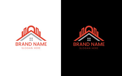Logo sur le toit d&amp;#39;un immeuble immobilier-10-437