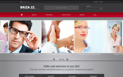 Reszponzív Tanácsadási Joomla sablon 46193