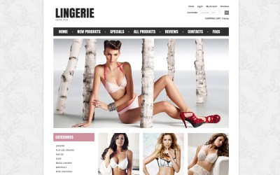 Tema ZenCart #46176 "Special Lingerie Store"