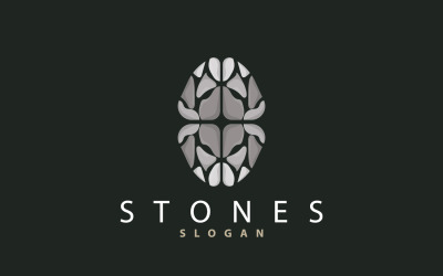 Логотип Brick Stone Premium Элегантный дизайн V15