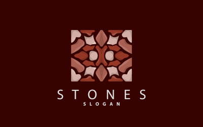 Логотип Brick Stone Premium Элегантный дизайн V17
