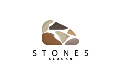 Ziegelstein-Logo, elegantes Premium-Design V9