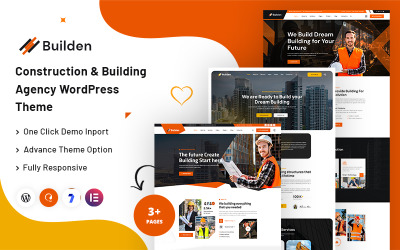 Builden - Budownictwo i wielofunkcyjny motyw WordPress