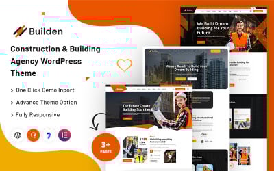 Builden - Tema de WordPress para construcción y usos múltiples
