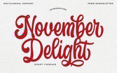 Escritura a mano November Delight