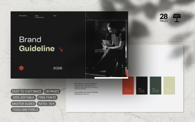 Keynote delle linee guida del marchio (.key)