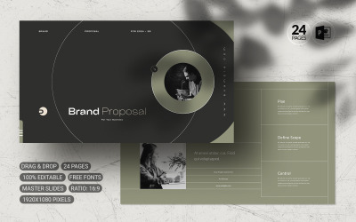 Proposta di marchio - Modello di PowerPoint