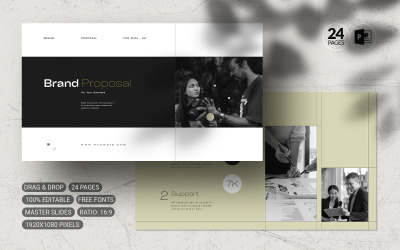 Varumärkesförslag PowerPoint-mall