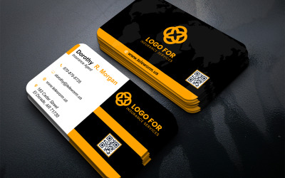 Business Card Template - E-card Template with Customizable Designs - 701