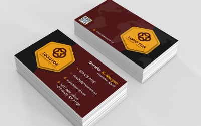 Business Card Template - E-card Template with Customizable Designs - 702