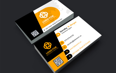 Business Card Template - E-card Template with Customizable Designs - 703