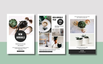 Multipurpose Postcard Flyer Template. Word and Psd