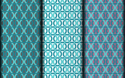 Modello di progettazione con motivo vettoriale EPS in stile floreale.