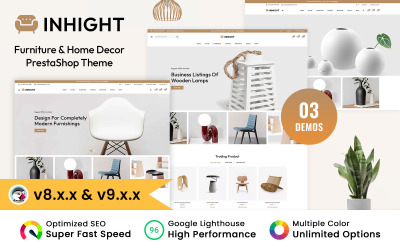 InHight - Nábytek a bytové dekorace Téma PrestaShop