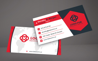 Simple White Business Card Template PSD for Personal Branding and Creative Professionals