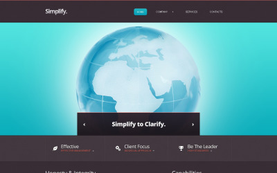 Accounting Website Responsive Website-Vorlage