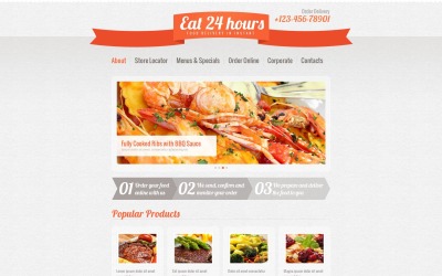 Modèle Moto CMS HTML Premium pour sites de services de distribution #46294