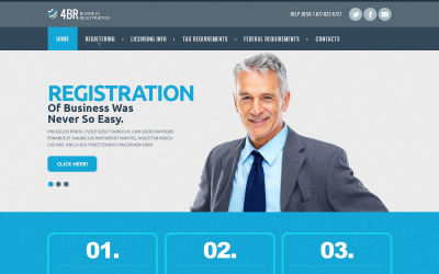 Responsive Website template over Beheermaatschappij №46285