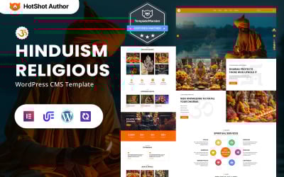 Dharma - Hinduizm i kult religijny WordPress Elementor Theme