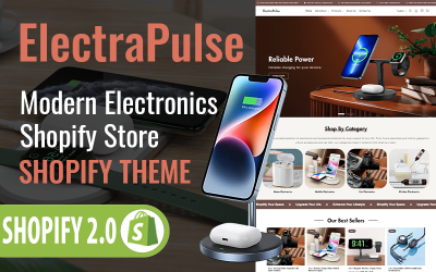ElectraPulse - Thème Shopify Responsive polyvalent 2.0 pour l&amp;#39;électronique et les gadgets - Prise en charge RTL