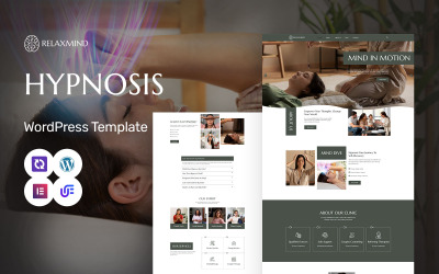 Relaxmind - Hypnos och meditationstjänster WordPress Elementor Theme