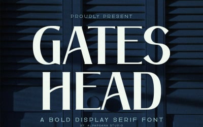 Gateshead - Display Serif Font