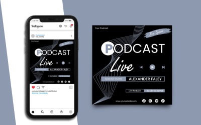 Podcast Social Media Template