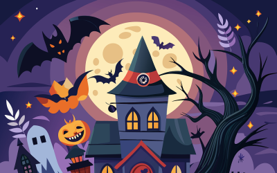 Balíčky Halloweenských fotografií (PNG a SVG)