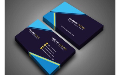 Professional And Clean Modern Business Card Vector