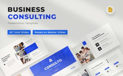 Consulto - İş Danışmanlığı Google Slayt Şablonu