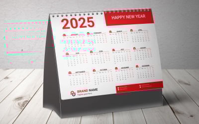 Corporate Monthly Calendar Desk Design Template