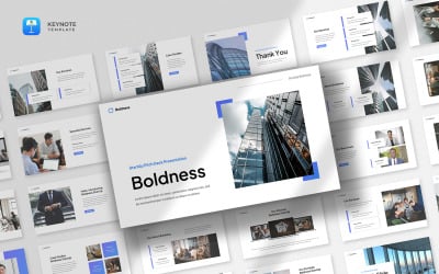 Boldness - Startup Pitch Deck Keynote Template