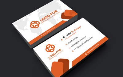 Corporate Identity Business Card PSD – Easy to Customize – 300 DPI Resolution