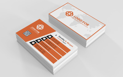 Editable Business Card Template for Designers – PSD Files – Front and Back View