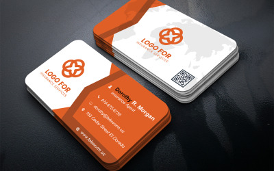 Simple &amp;amp; Modern Business Card Design – Editable PSD Files for Adobe Photoshop