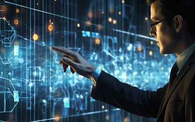 ai artificial intelligence data science information background