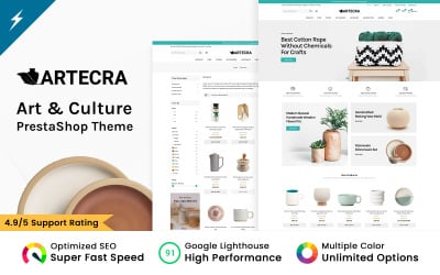 Artecra - Art, Culture, Decor and Handicrafts Prestashop Theme