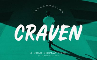 Craven - Carattere di visualizzazione grassetto