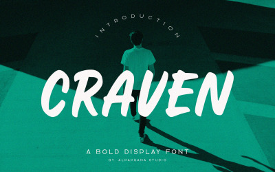 Craven – Fette Displayschriftart