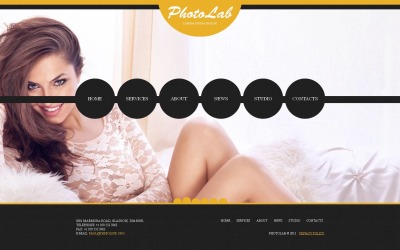 Premium Foto Galerij Template over Fotolab №46339